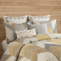 3 Piece Duvet Cover Mini Set Queen Multicolor Cotton