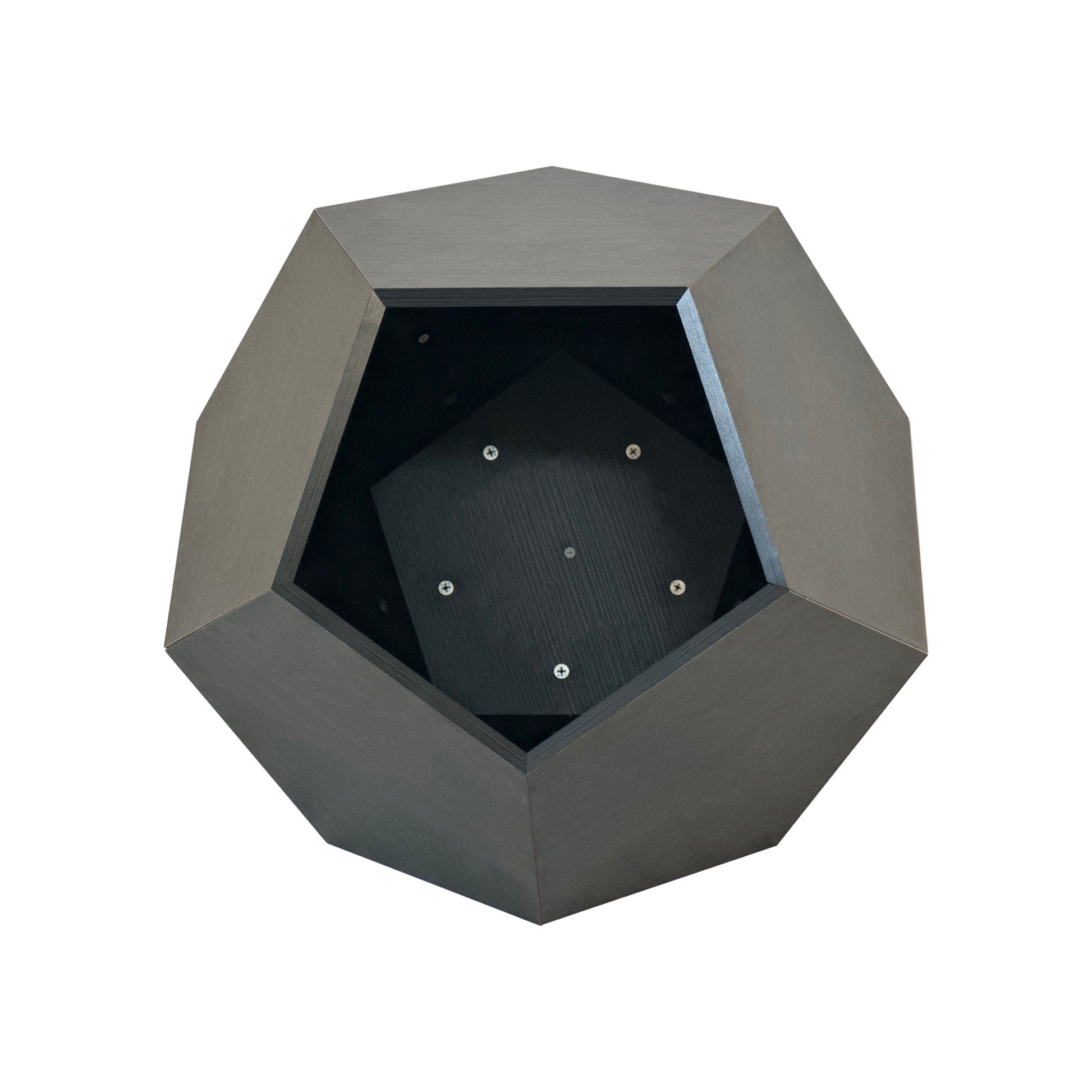 25.98'' Modern Pet Furniture Cat Litter, Sofa Side Table, Planter Mdf Multifunctional Furniture, Burmese Sumac Black Brown Mdf