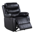 Black Power Recliner With Pillow Top Arms Black Power Push Button Primary Living Space Tight Back Modern Pine Pillow Top Arms Wood