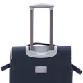 Softside Upright Luggage Set Expandable, Lightweight,4 Piece 20 24 28 32 Blue Fabric