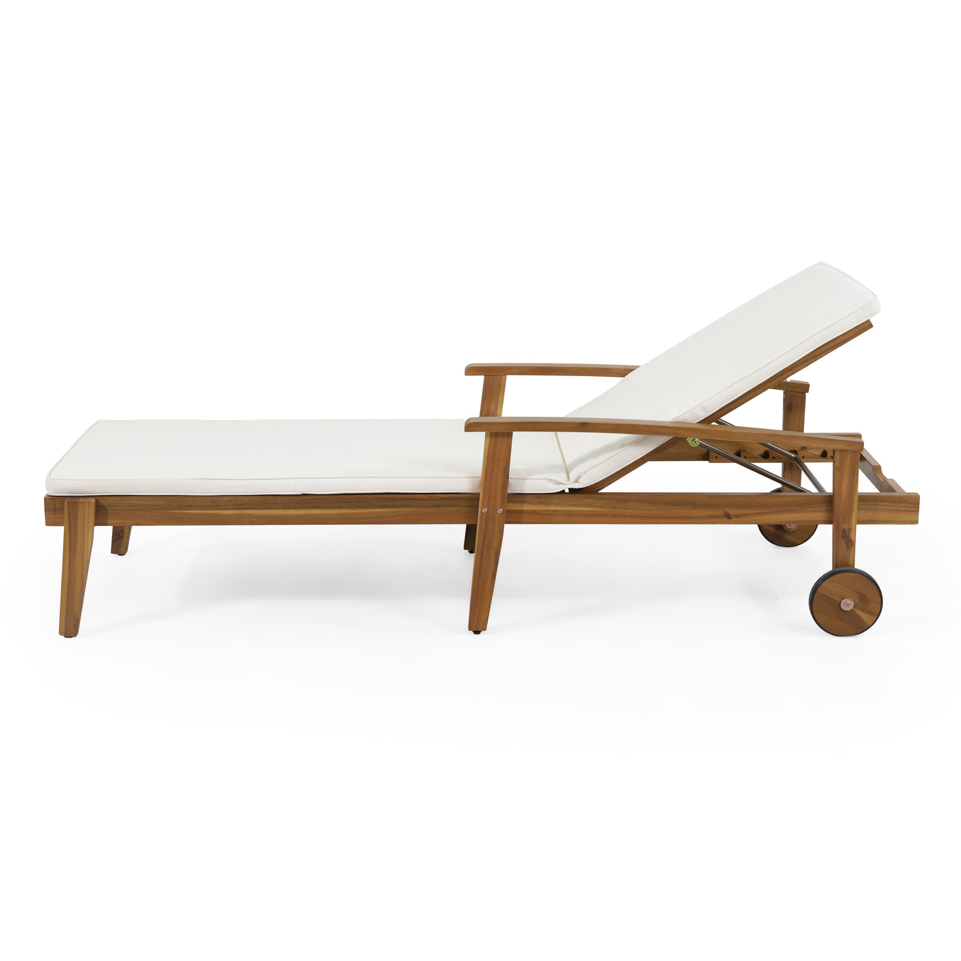 Jason Chaise Lounge Teak Fabric