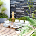 Outdoor Modular Sofa, With Aluminum Structure, Support Cushion And Back Cushion Cover Removable, Fade Resistant, Waterproof Sofa Cover Included,Beige The Ratebased On A Single Piece Beige Aluminium 1 Seat