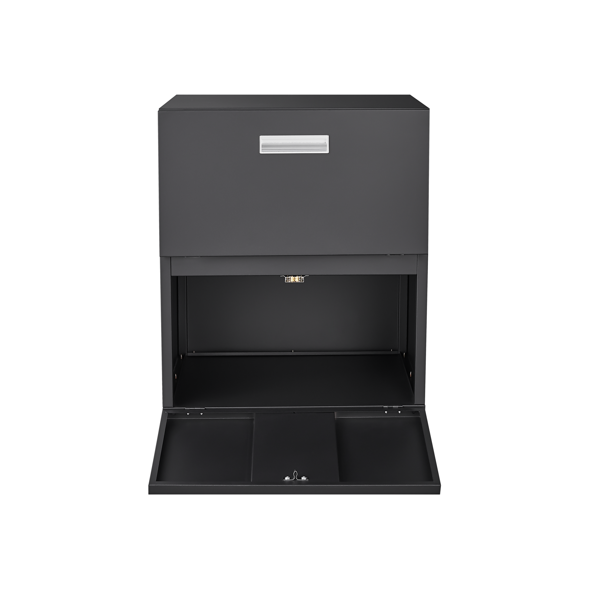 Office Furniture Copier Cabinet Black 2 Door Steel Copier Stand Mobile Pedestal File Printer Stand 1 2 Drawers Black Office Mobile Modern Metal Metal