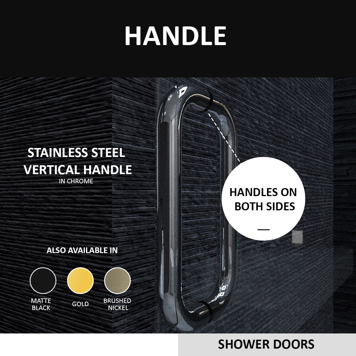 Frameless Sliding Shower Door 58 60 In. W X 76 In. H, Bathroom Sliding Door With 5 16" Clear Tempered Glass, Chrome Finish, Designed For Smooth Door Closing Chrome Stainless Steel