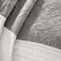 7 Piece Quilt Set With Euro Shams And Throw Pillows Black King Cal King King Black Cotton