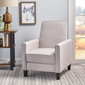 Grey Linen Push Back Chair For Elegant Home D Cor Grey Fabric