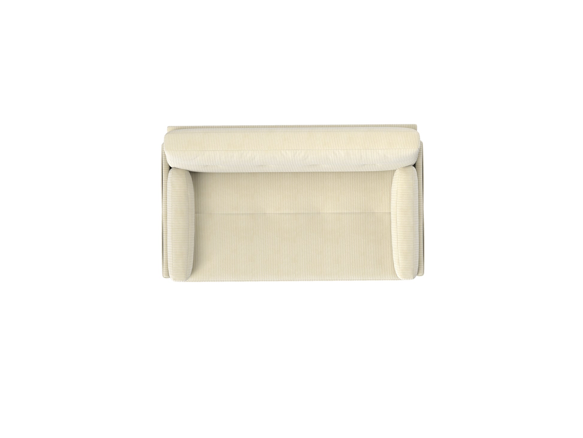 Ivory Corduroy Loveseat, Convertible Lounge Chair And Bed Ivory Velvet Metal Primary Living Space Medium Soft Loose Back Pillow Top Arms Foam Fabric Metal 2 Seat