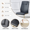 Table And Chair Set.The Table Has A Glass Tabletop With Imitation Marble Pattern Stickers And Stainless Steel Golden Table Legs. Paried With Comfortable Chairs With Pu Seats And Metal Legs. Gold Black Seats 8 Glass Metal
