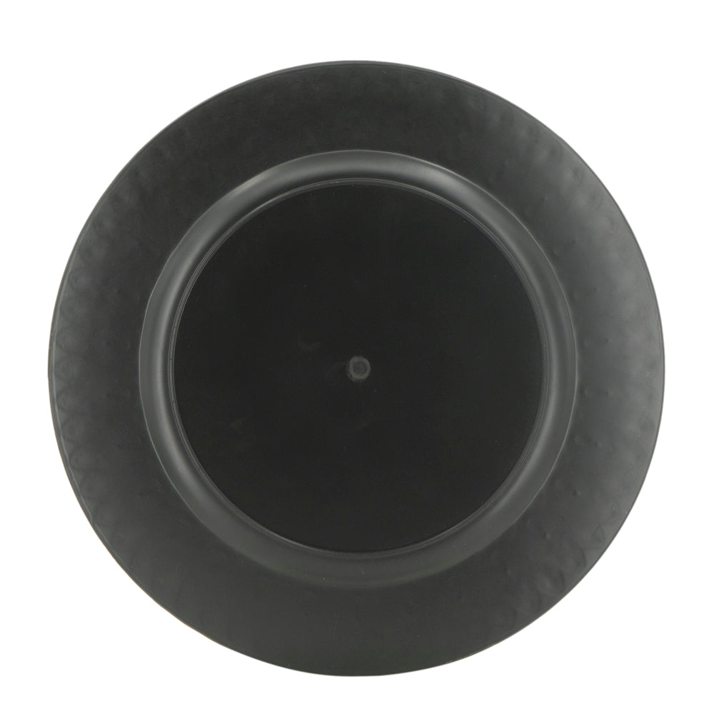 8 Pack Plastic Charger Plate, D14" Cream Polypropylene