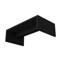 Monitor Stand Kent, Office, Black Black Desk Top Modern Open Storage Engineered Wood