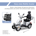 Electric Mobility Scooter With Big Size ,High Power Silver Abs Pc