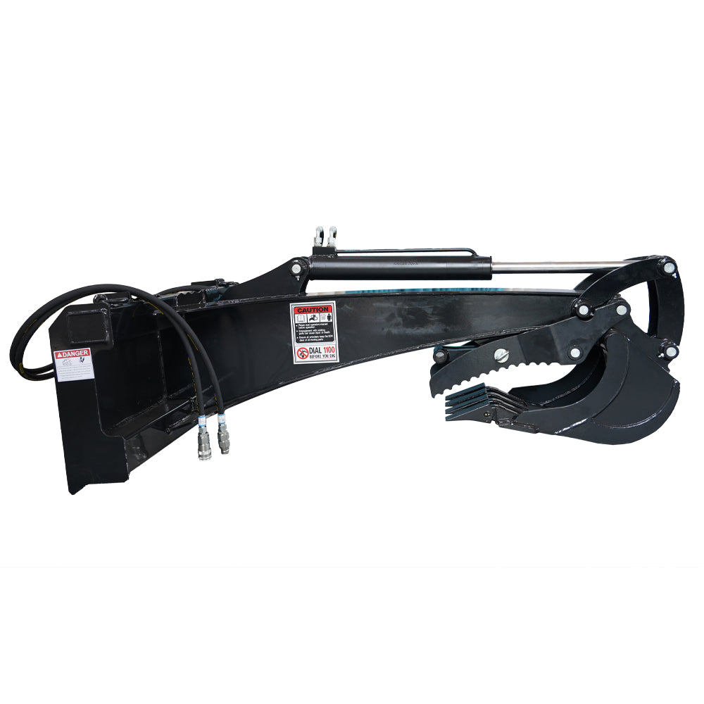 Skid Steer Attachmnets Backhoe Digger Bucket Black Iron
