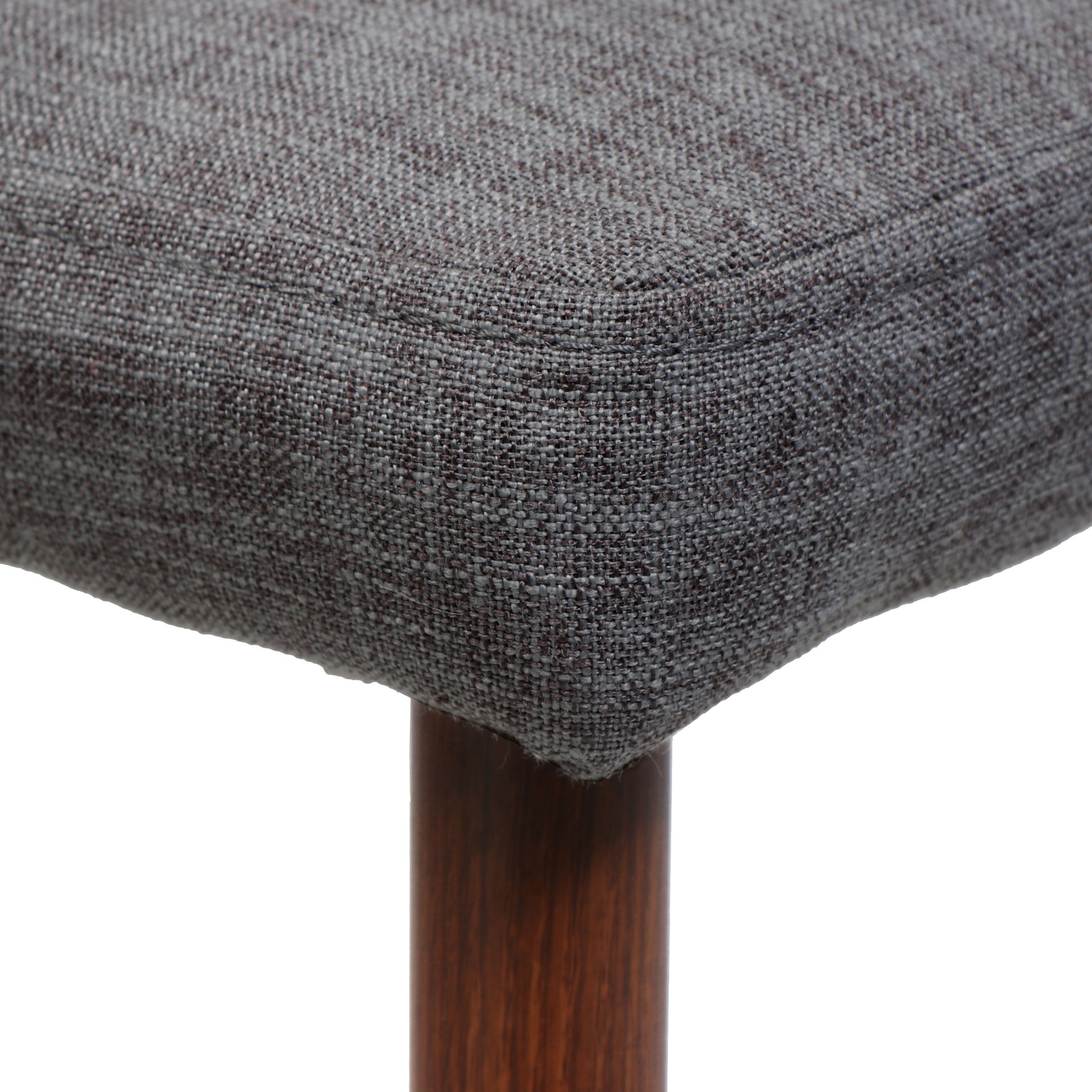 Dining Chair Light Grey Fabric