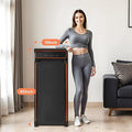 Walking Pad Under Desk Treadmill 3 In 1 Portable Folding Walking Jogging Running Machine With Remote Control & Led Display For Home Office, Larger Running Area, Quiet For Fitness In Small Spaces