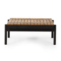 Theo Sofa Corner Coffee Table Cream Acacia Wood