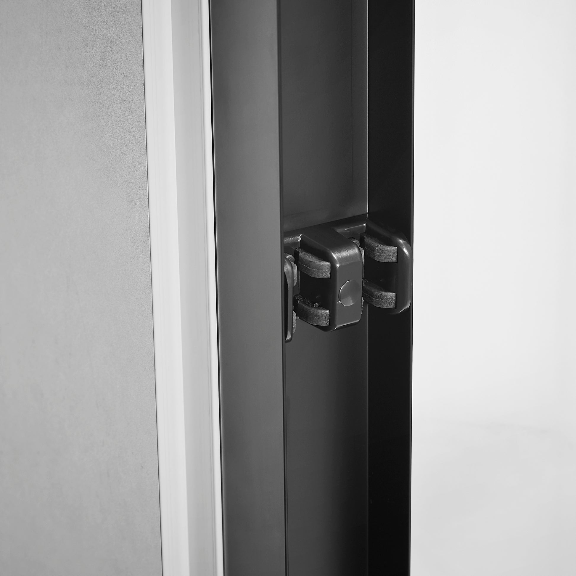 Framed Sliding Shower Door 56" 60"W X 75"H, Bypass Double Sliding Glass Door With 1 4" 6Mm Clear Glass, Matte Black Finish Matte Black Bathroom American Design Glass Metal