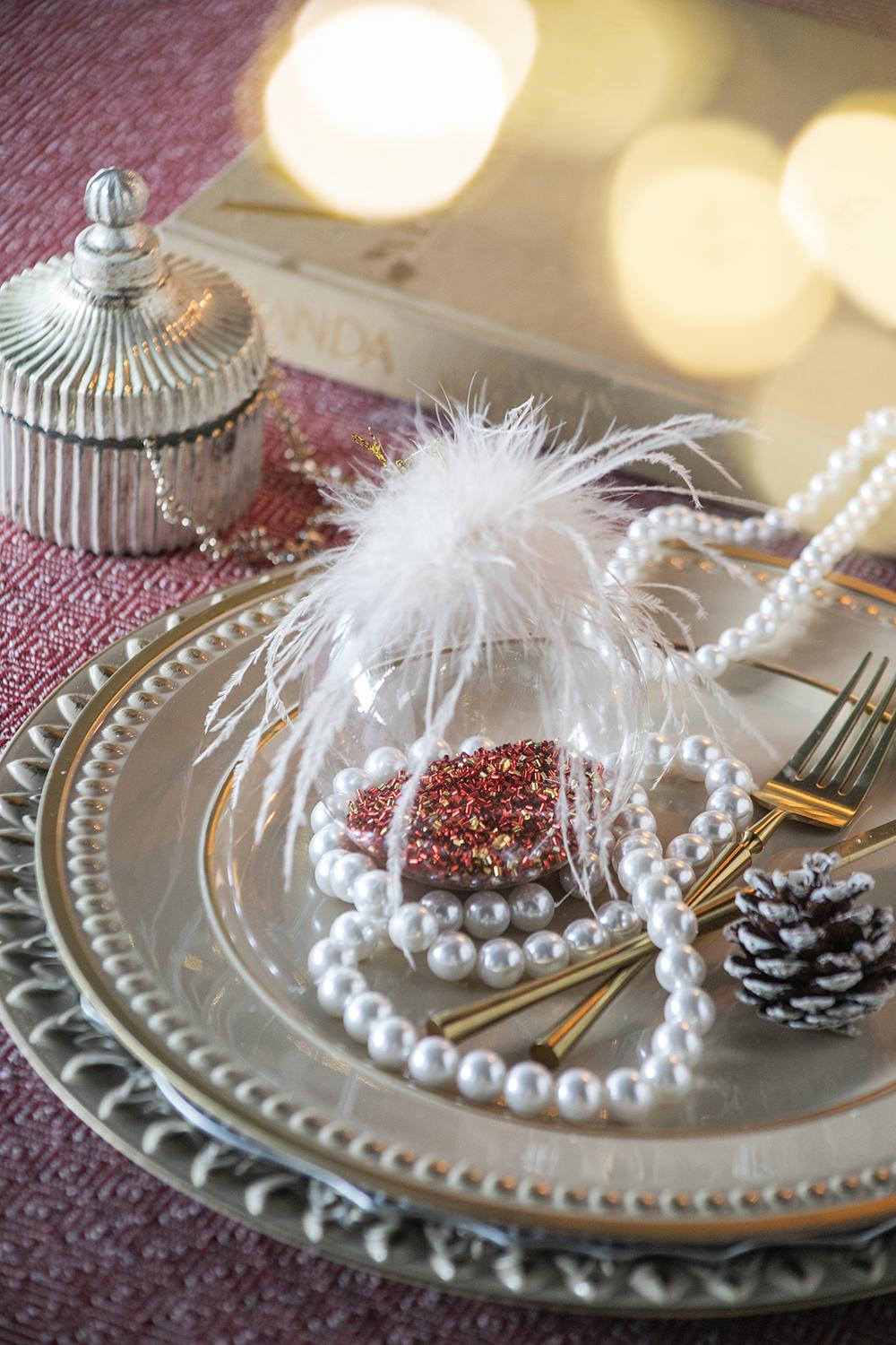 D3.9" Christmas Ball Ornaments, Glass Decorative Hanging Ball Christmas Tree Ornaments For Holiday Party Decorations, Set Of 6 Multi Glass