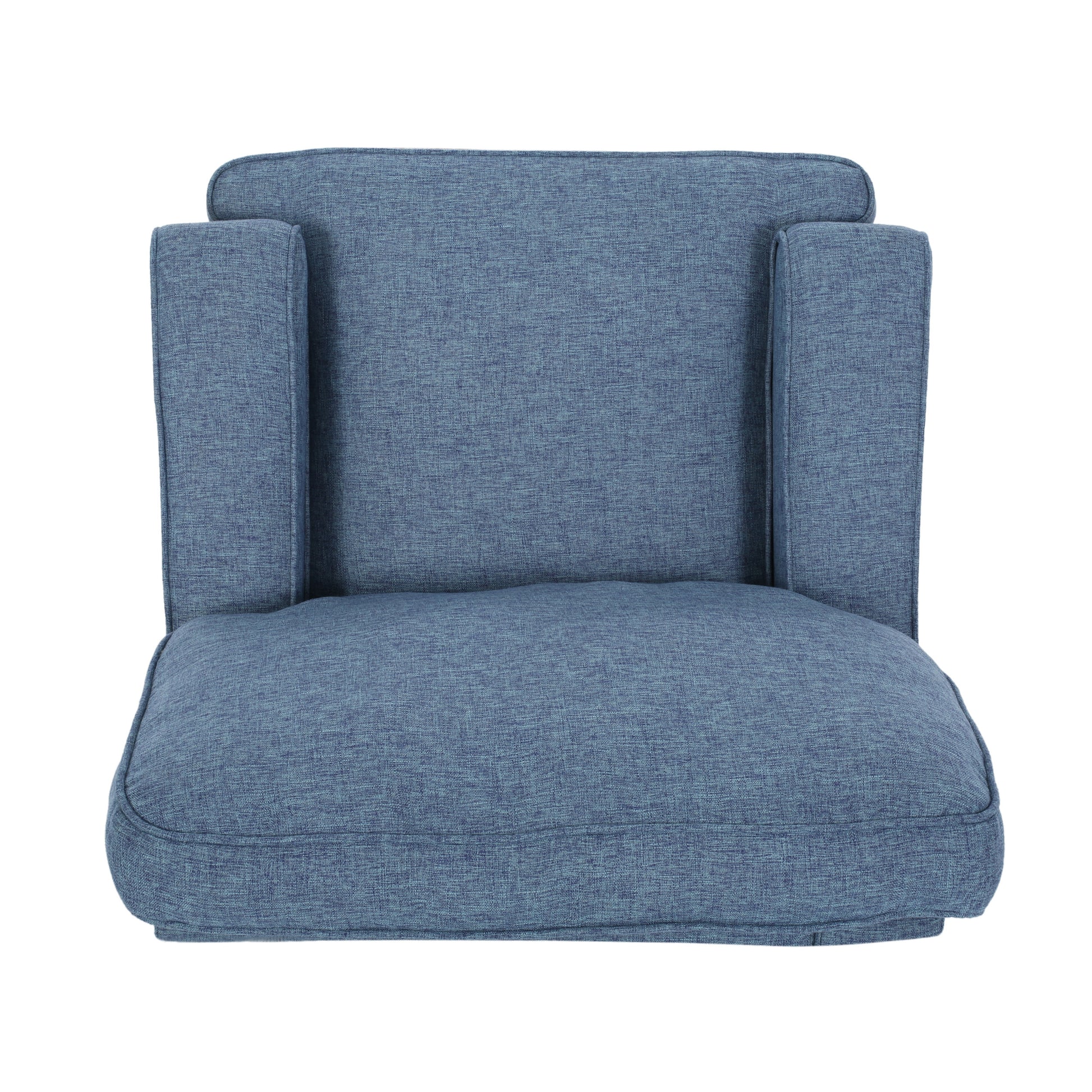 36" Wide Manual Standard Recliner Navy Blue Fabric