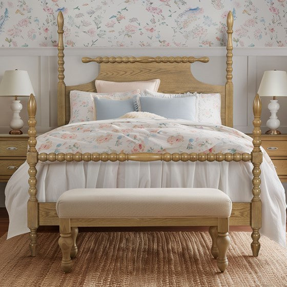 Bed Natural Queen Natural Wood