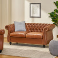 Seat Sofa Light Brown Pu