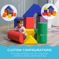 Soozier Foam Climbing Blocks For Toddlers, 11 Piece Baby Soft Foam Play Set, Climb And Crawl Activity Playset Building Blocks For Aged 1 3 Years Old Boys & Girls, Assorted Multicolor Pu