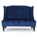 Seat Navy Blue Velvet 2 Seat