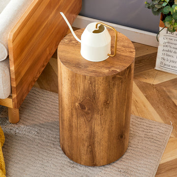 The Cylindrical Table With Its Patterned Design Can Be Easily Integrated Into A Variety Of Interior Styles, From Coffee Tables To Small Dining Tables, Workbenches Or Makeshift Writing Desks. Wood Mdf