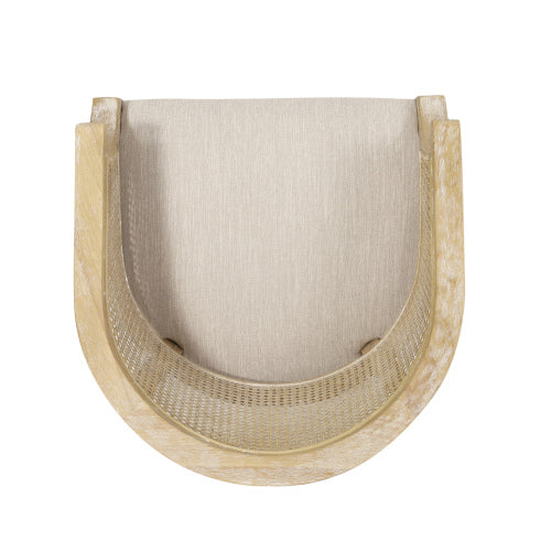 Accent Chair Rubber Wood Beige Natural Beige Natural Nature Classic Rubberwood Rubber Wood