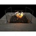 Fibre Reinforced Concrete Propane Fire Pit Table Black Gray Garden & Outdoor Modern Stone Concrete