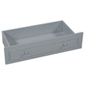 Twin Size Wood Daybed With 2 Drawers And Guardrail, Gray Gray Solid Wood Mdf