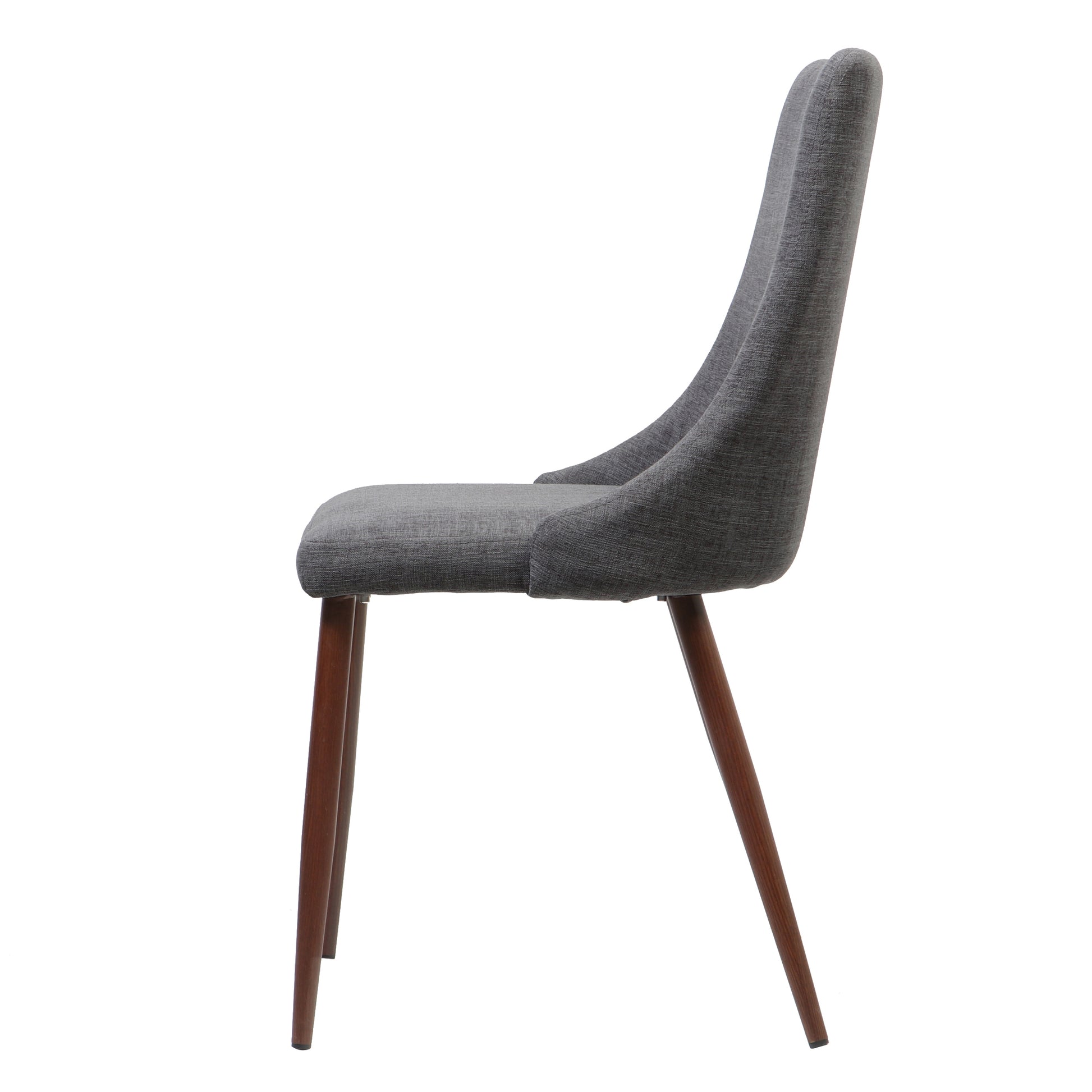 Dining Chair Light Grey Fabric