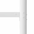 Heavy Duty Sturdy Meta Twin Over Twin With Trundle Bunk Bed L Noise Reduced Safety Guardrail No Box Spring Needed,White Box Spring Not Required Twin White Metal