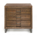 Reclaimed Oak 3 Drawer Nightstand Oak 3 Drawers Bedroom Rectangle Transitional Acacia Drawers Oak Wood