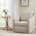 Swivel Armchair Natural Polyester