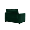 3 Piece Sectional Sofa Oversized Sectional Sofa Comfortable Sectional Sofaone Single Sectional Sofa, One 2 Seater Sofas, One 3 Seater Sofas Green Corduroy Deep Seat Sofa Green Corduroy 6 Seat