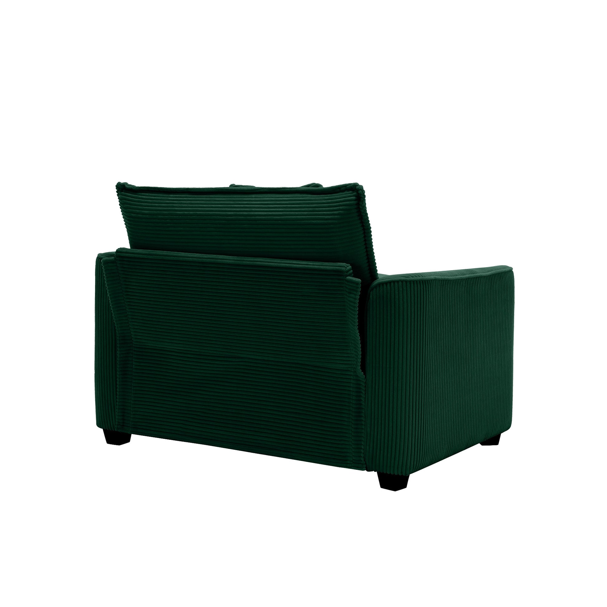 3 Piece Sectional Sofa Oversized Sectional Sofa Comfortable Sectional Sofaone Single Sectional Sofa, One 2 Seater Sofas, One 3 Seater Sofas Green Corduroy Deep Seat Sofa Green Corduroy 6 Seat