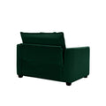 Green Corduroy Fabric, Comfortable Single Chair Deep Seat Sofa With One Pillow, Suitable For Living Room And Bedroom, Club Multiple Occasions Green Corduroy 1 Seat
