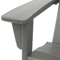 Encino Adirondack Chair Gray Hdpe