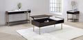 Carrie End Table Brown Brown Wood