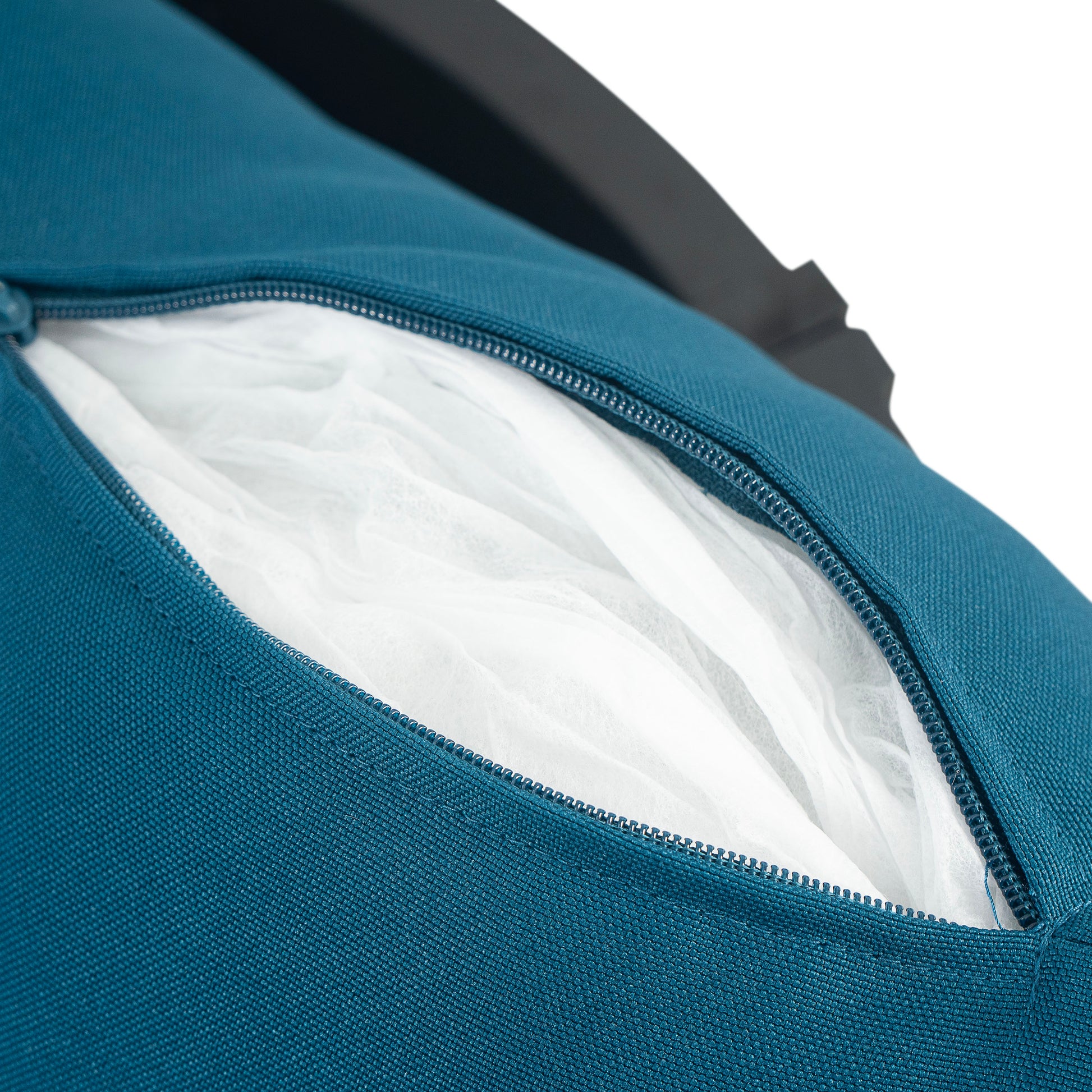 Outdoor Acacia Wood Wicker Club Chair With Cushions,Patio Furniture Conversation Seat For Backyard, Black Polyester Dark Teal Cushion, 27.50" W X 29.50" D X 24.75" H Yes Deep Seating Black,Teal Blue