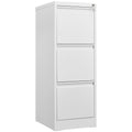 3 Drawer File Cabinet With Lock Metal Vertical File Storage Cabinet Office Home Steel Vertical File Cabinet For A4 Legal Letter Size Narrow File Cabinet Locked,Assembly Required Filing Cabinets 3 4