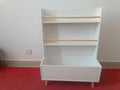 Kids Bookshelf, Book And Magazine Rack, Book Organizer, Toy Storage Cabinet Organizer, White White Mdf