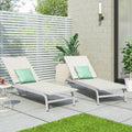 Finn Chaise Lounge White Nylon Mesh