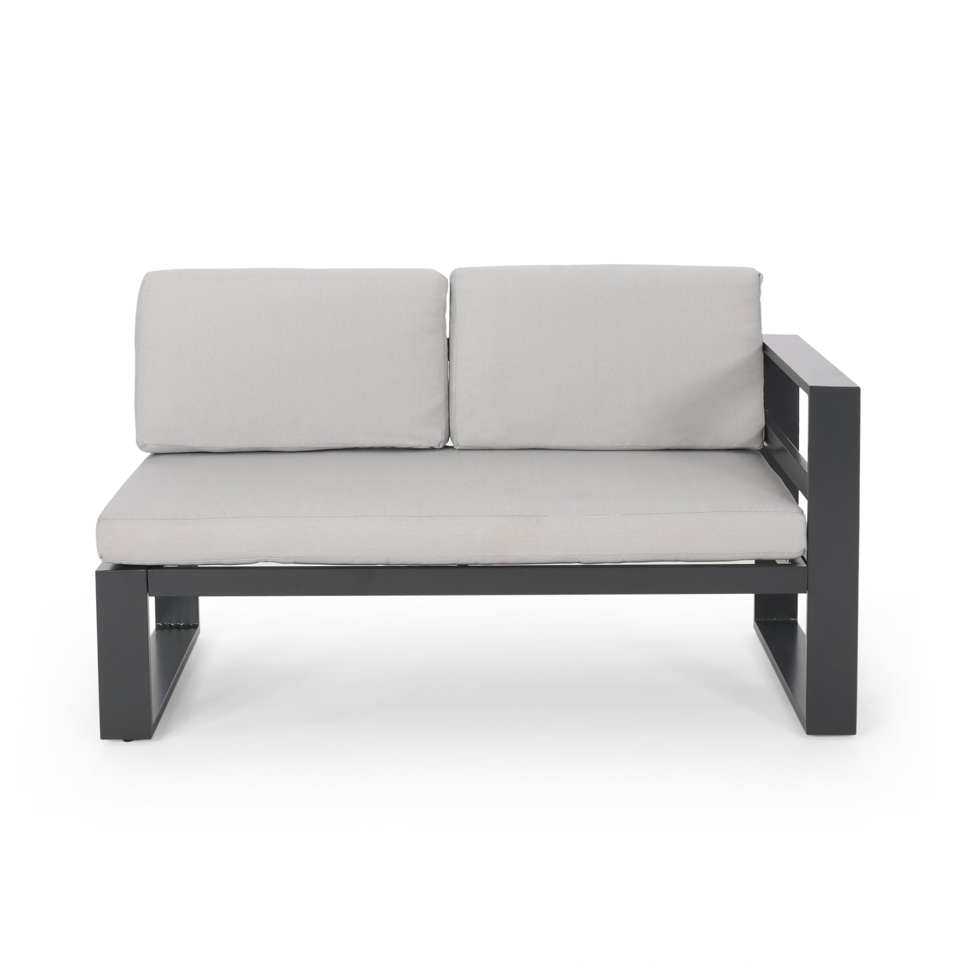 Dursley Sofa Seater Left Side & Right Side Grey Aluminium