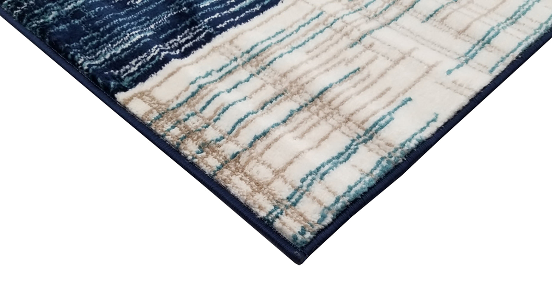 Jersey Area Rugs, Carpets For Livingroom, 7X10 Area Rugs ,3003 Blue Rectangle 8&10 Blue Contemporary Abstract Polypropylene