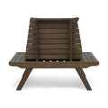Sedona Club Chair Dark Grey Wood