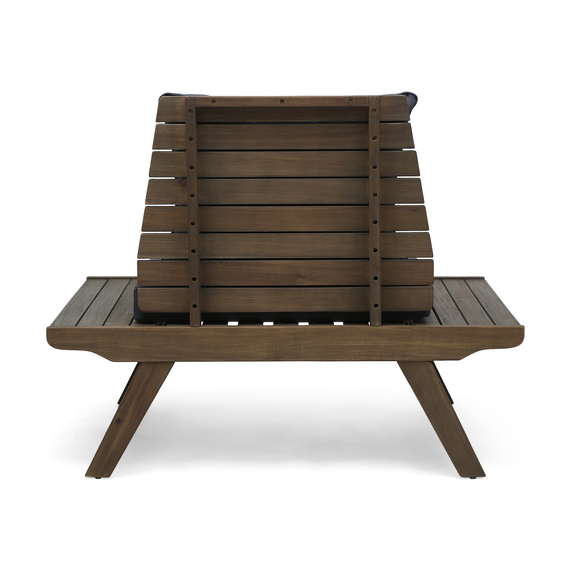 Sedona Club Chair Dark Grey Wood
