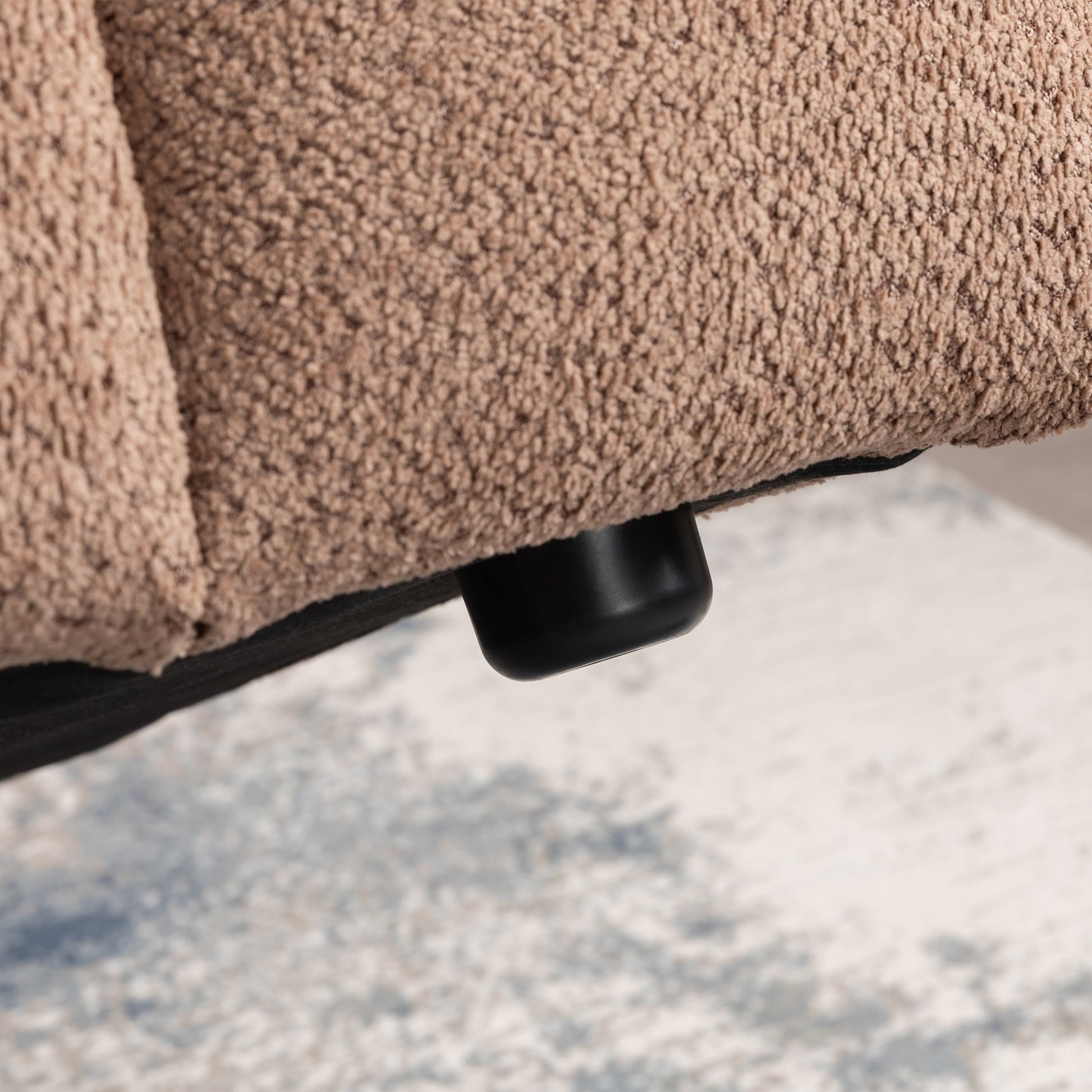 2297 Brown Sofa Brown Fabric 3 Seat