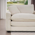 Modern Living Room Sofa Two Piece Set, Suitable For Living Roomset Of 2 Sofa Set With A Single Sofa And A 2 Seater Sofa,Light Beige Corduroy Beige Corduroy 3 Seat