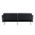 Sofa Bed Convertible Folding Dark Grey Lounge Couch Loveseat Sleeper Sofa Armrests Living Room Bedroom Apartment Reading Room Dark Gray Linen 2 Seat